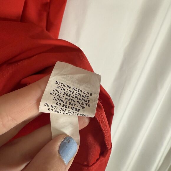 Under Armour Shirt Boys YMD Red Short Sleeve 1/4 Zip Pullover Crew Neck - Picture 7 of 10